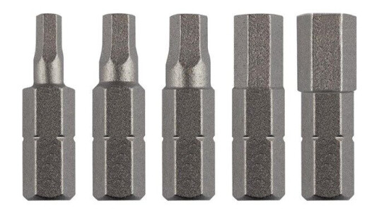 kwb Bits 25 mm hexagon set Basic Use - 5 pcs.