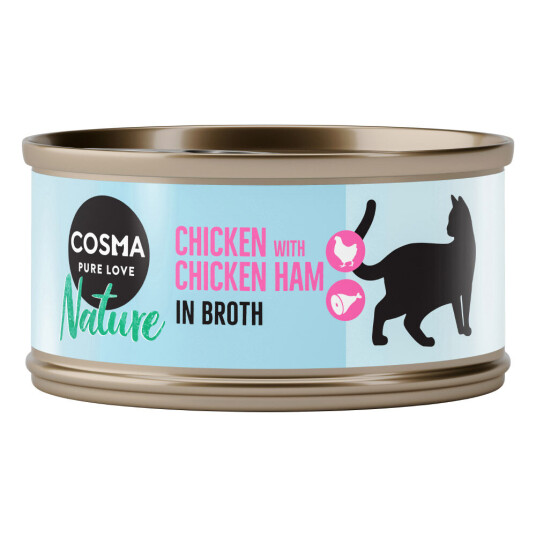 Cosma Nature 6 X 70 G Kylling & Kyllingskinke