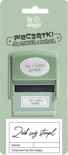 Be Happy Kukartka Barnestempel Med Teksten Ale Z Ciebie Bambik Be Happy Kukartka Barnestempel Med Teksten Ale Z Ciebie Bambik