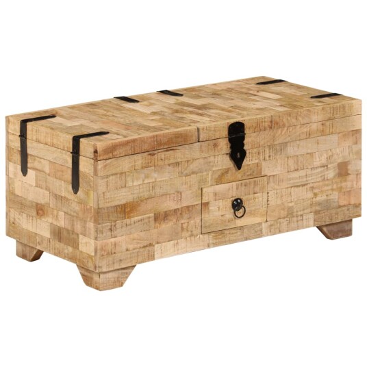 vidaXL Salongbord heltre mango 80x40x35 cm vidaXL Salongbord heltre mango 80x40x35 cm