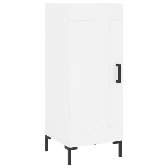 vidaXL Highboard hvit 34,5x34x180 cm konstruert tre 8720845485276