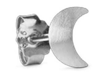 Jane Kønig Big Half Moon Øredobbe Single Sølv JKSHMSF18-S - Dame - 925 sterling silver