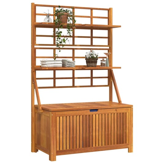 Oppbevaringsboks med espalier 99x50x160 cm heltre akasie Oppbevaringsboks med espalier 99x50x160 cm heltre akasie