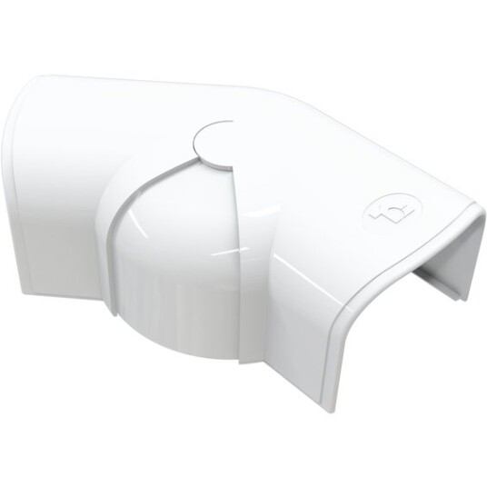 GrøntKlima AS Optima T Flatbend Dreibart CPS75 75 X 56mm Hvit