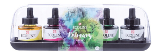 Ecoline Akvarellmaling Primary 5-set