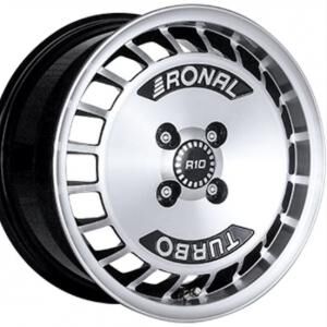 RONAL R10 Turbo Gloss Black Polished 7x15 4/100 ET37 B68 RONAL R10 Turbo Gloss Black Polished 7x15 4/100 ET37 B68