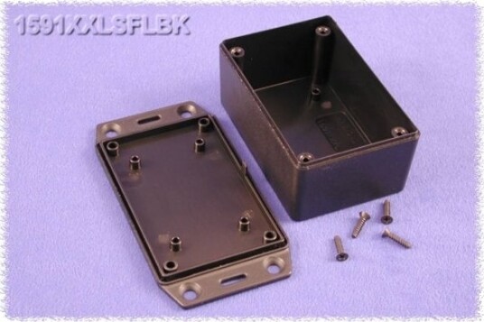 Hammond Electronics 1591Xxmsflbk Universalkabinet 85 X 56 X 25 Abs Svart 1 Stk