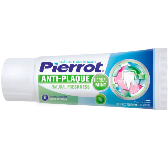 Urtetannkrem Pierrot AntiPlaque Reisestørrelse. Urtetannkrem Pierrot AntiPlaque Reisestørrelse.
