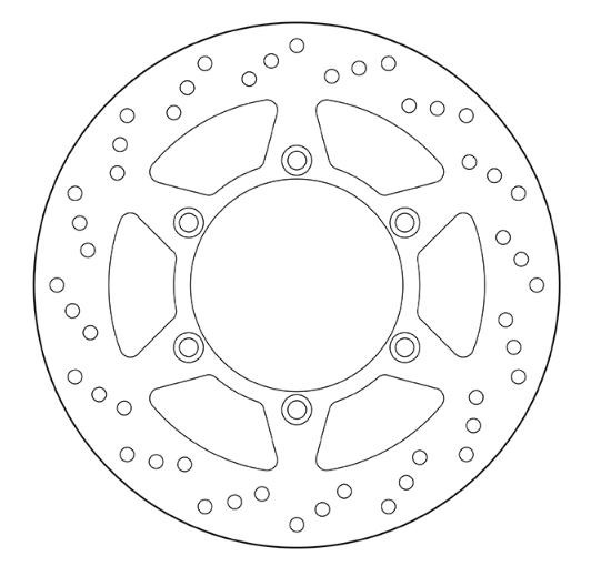 Bremseskive BREMBO 68B407D5 Bremseskive BREMBO 68B407D5