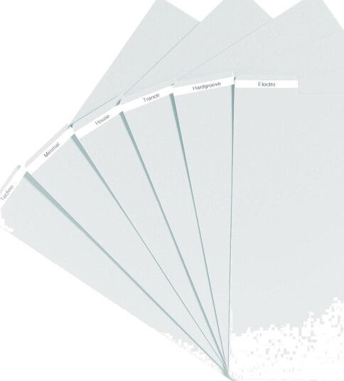 Glorious Vinyl Divider White Vinyl skilleark