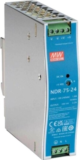 Ernitec ELECTRA PWR 75 24 Din Skinne Strømforsyning 24V 75W