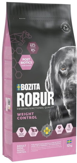 Bozita Robur Vektkontroll Hundefôr 12 kg