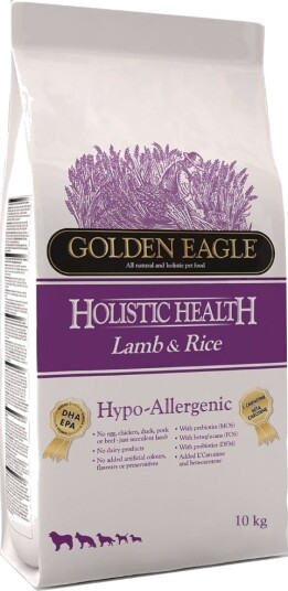 Golden Eagle Tørrfôr Hypoallergenic Lamb And Rice Og Ris Lammekjøtt 10 kg