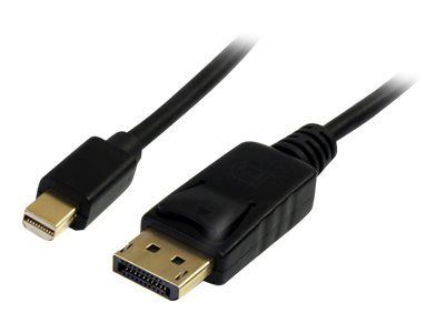 StarTech Mini DisplayPort til DisplayPort 1.2 Kabel 1 m - 4K Låst Svart StarTech Mini DisplayPort til DisplayPort 1.2 Kabel 1 m - 4K Låst Svart