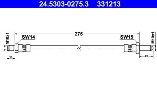 Bremseslange ATE 24.5303-0275.3