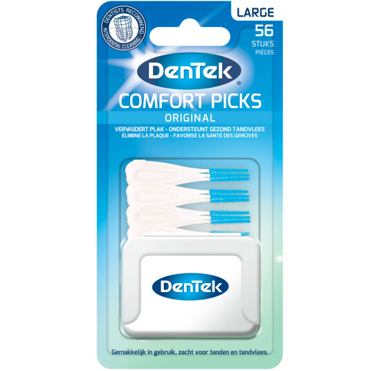DENTEK Comfort Picks Original Large 56 stk. Gummitannstikkere DENTEK Comfort Picks Original Large 56 stk. Gummitannstikkere