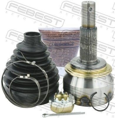 Febest Drivknute drivaksel FEBEST 0210 T32R