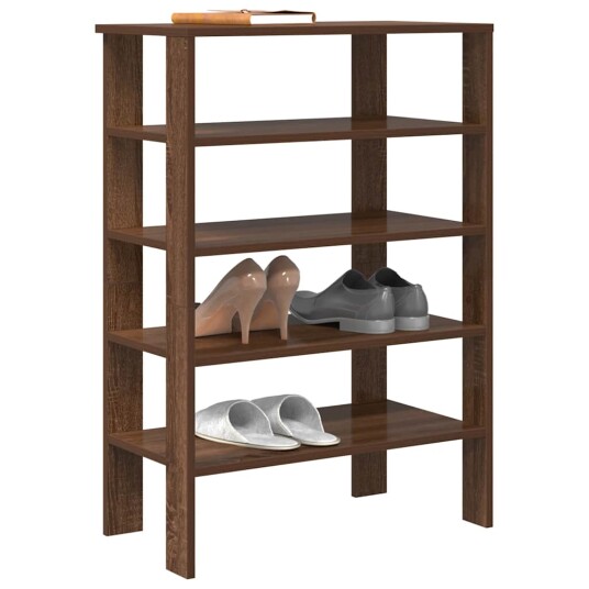 Skohylle brun eik 61x32x87,5 cm konstruert tre 8721158648884 Skohylle brun eik 61x32x87,5 cm konstruert tre 8721158648884