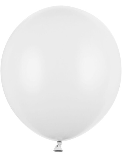 25 stk 43 cm Kjempestore Pastell Hvite Ballonger
