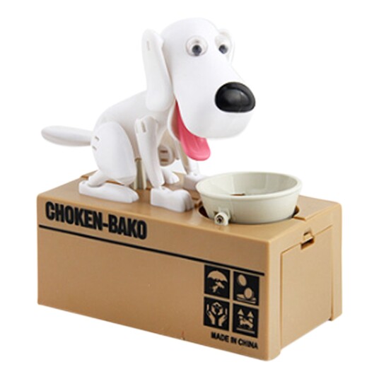 Catsson Int Group LTD Sparebøsse Hund - Hvit