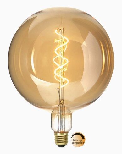 Star Trading LED-pære E27 G200 Industrial Vintage, Amber Star Trading LED-pære E27 G200 Industrial Vintage, Amber