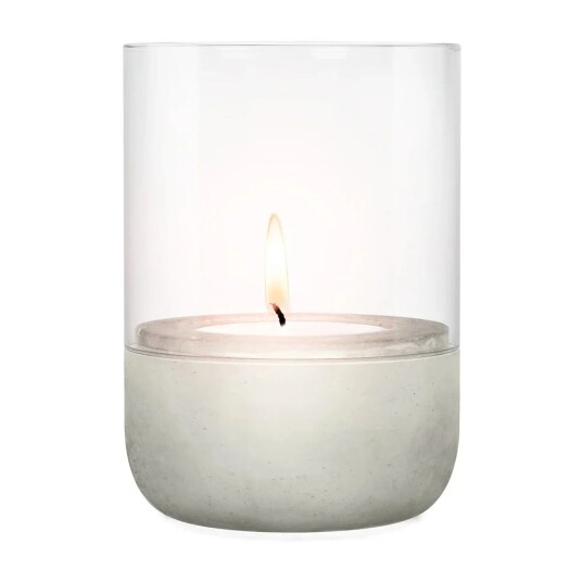 Blomus Calma lyslykt med telys Ø 10 cm Light grey 1712781-03-0 1712780-01-0 Blomus Calma lyslykt med telys Ø 10 cm Light grey 1712781-03-0 1712780-01-0