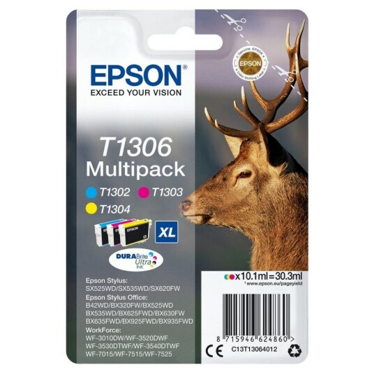 Epson Originale Blekkpatroner Epson T1306 Flerfarget