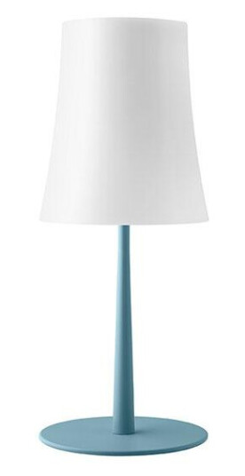 Foscarini BIRDIE EASY Bordlampe Blå & Opal