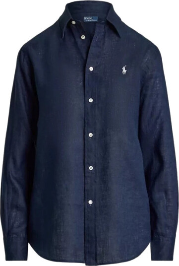 Polo Ralph Lauren 17/1 Pd Linen Lsl Bfs Navy XS