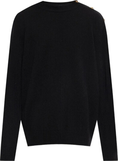 Balmain Herre Strikkevarer Svart L, Balmain Herre Strikkevarer Svart L,