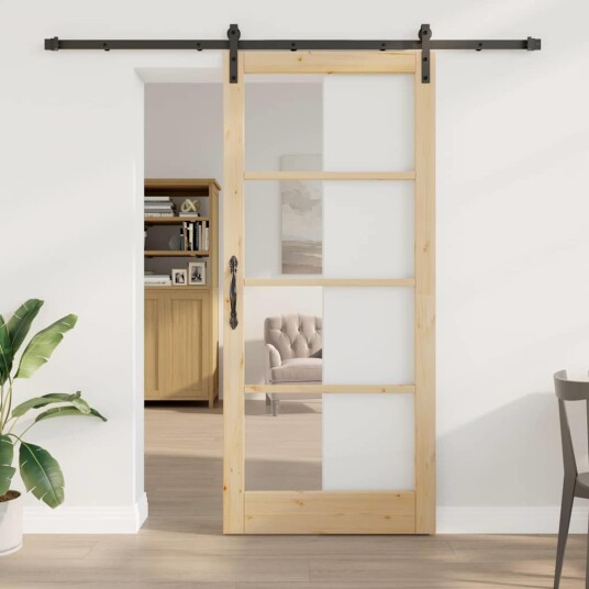 vidaXL Skyvedør med Beslagsett 'ORKDAL'93x211 cm vidaXL Skyvedør med Beslagsett 'ORKDAL'93x211 cm