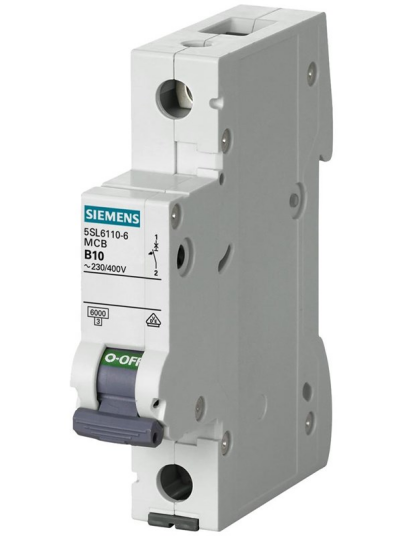 Siemens Circuit breaker 6ka 1pol c4 5sl6104-7 (4001869388151) Siemens Circuit breaker 6ka 1pol c4 5sl6104-7 (4001869388151)