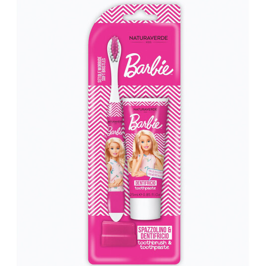 Barbie Oral Kit Tannbørste + Tannkrem NATURAVERDE Barbie Oral Kit Tannbørste + Tannkrem NATURAVERDE