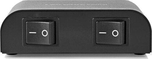 Nedis Høyttaleromskifter 2-Port Sort Aluminium 150W 4-16 Ohm