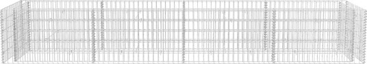 vidaXL Gabion høybed stål 360x90x50 cm