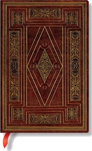 First Folio Shakespeare’s Library Midi Hardback Address Book Elastic Band Closure