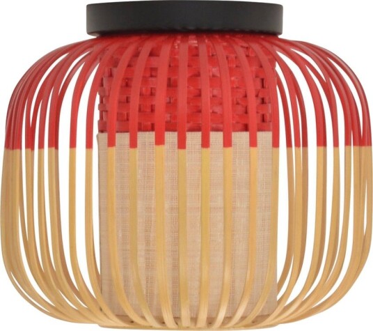 Bamboo XS taklampe rød Ø 27 cm   Forestier   Entré   Design   Bambus   Med en lyskilde