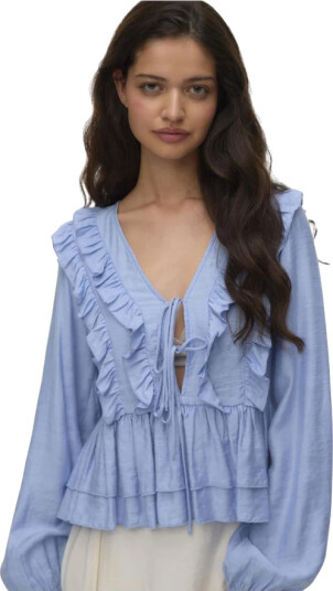 Vero Moda Dame Bluser & Skjorter Blå XL,
