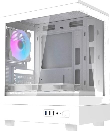 Darkflash DB330M Kabinett Hvit med 3 Vifter