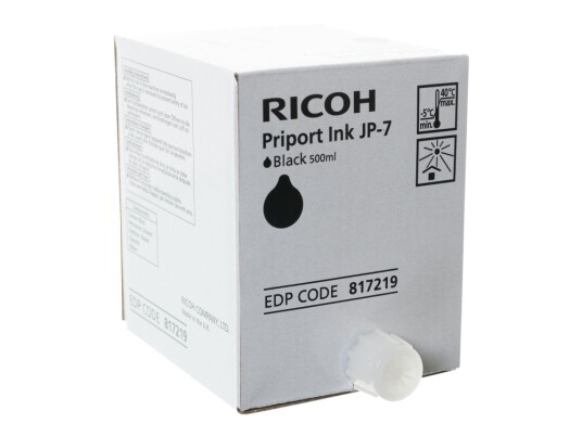 Ricoh Jp 7 500 Ml Svart Original Blekkrefill For Priport Jp 750 Jp750 Ricoh Jp 7 500 Ml Svart Original Blekkrefill For Priport Jp 750 Jp750