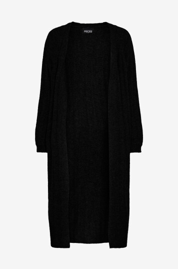 Pieces Kardigan pcMaggy LS Long Knit Cardigan Svart
