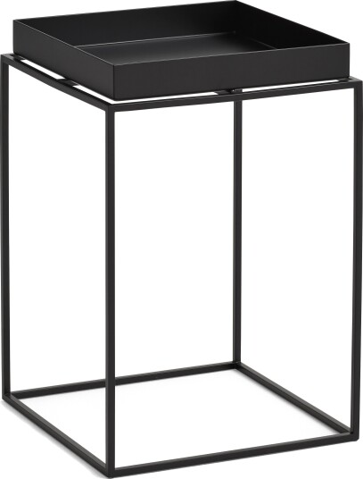 Tray Kaffebord Høyt Svart/Stål Tray Kaffebord Høyt Svart/Stål