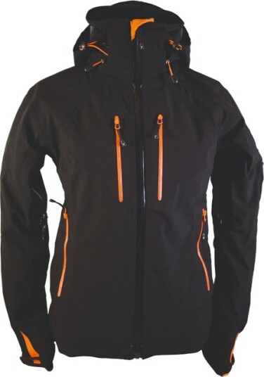 Tracker 7092 Dame Kontrastfarget Extreme Pro Shell, svart/oransje, 1 stk., STK-709217 XL