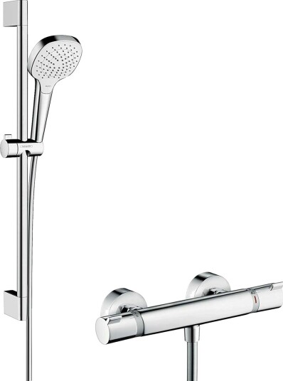 Hansgrohe Ecostat Comfort dusjpakke 650 mm, m/Croma Select E Vario dusjsett