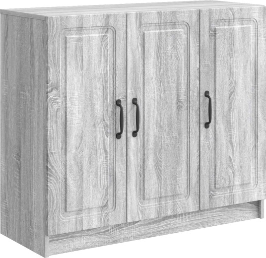  Serviesskap Grå sonoma 89 x 34,5 x 77 cm Konstruert tre