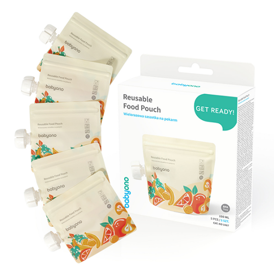 Babyono Smoothieposer Gjenbrukbare 150 ml 5 pk