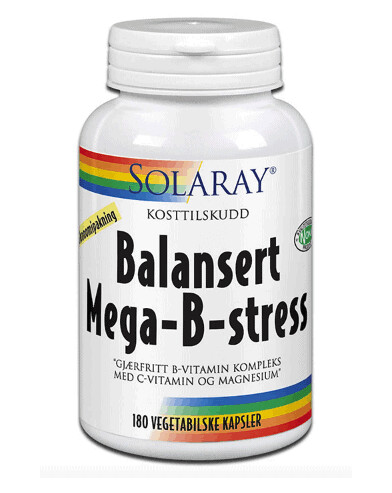 Vitalkost Mega B Stress 180 kapsler Vitalkost Mega B Stress 180 kapsler