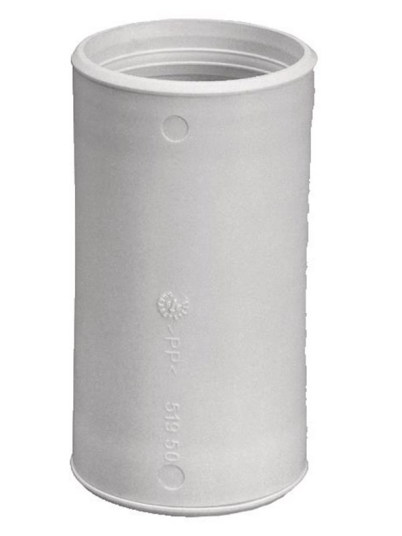 Purus 32 x 84 mm Kloakk- & Avløpsrør Koblingshylse i Plast - Hvit PP/TPE