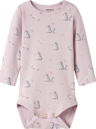 Name It Body I/e NBFODELE Light Lilac Name It 1½ år (86) Langermet Body Lilla Rosa