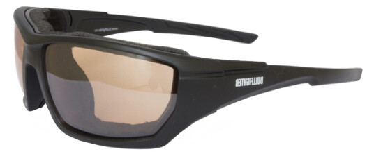 Bullfighter Solbrille Svart Ramme / Oransje Glass